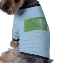 Futuristic avatar  polygon mesh background doggie t shirt