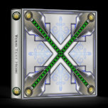 Futuristic Hi Tech Metallic Binder binders
