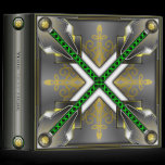 Futuristic Hi Tech Metallic Binder binders