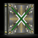Futuristic Hi Tech Metallic Binder binders