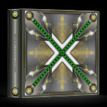 Futuristic Hi Tech Metallic Binder binders