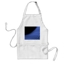 Futuristic Spiral Tunnel in Dark Blue Apron