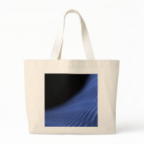 Futuristic Spiral Tunnel in Dark Blue Canvas Bags