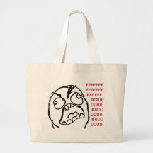 Fuuuu del fuuu del individuo de la rabia bolsa de mano