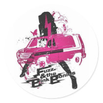 Fuzz & Pink Ponies Sticker by laineybug Fuzz & Pink Ponies Sticker