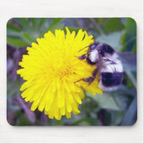 Fuzzy Bee Mousepad