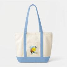 Fuzzy Buzzy Canvas Bag