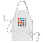 Fuzzy Color Dots Fun Colorful Custom / Gift Apron Fuzzy Color Dots Fun Colorful Custom / Gift Apron
