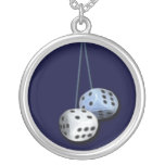 Fuzzy Dice Necklace
