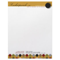 Fuzzy Dots 01 Modern Designer Custom Letterhead