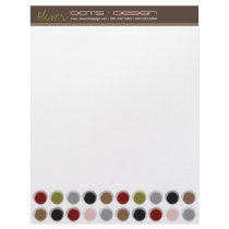 Fuzzy Dots 01 Modern Designer Template Letterhead by color_therapy Fuzzy Dots 01 Modern Designer Template Letterhead
