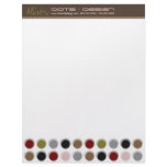 Fuzzy Dots 01 Modern Designer Template Letterhead