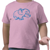 Fuzzy Elephant T-Shirt for Toddlers