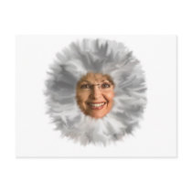 Fuzzy Face Postcard