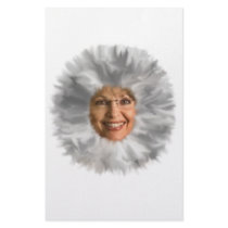 Fuzzy Face Customized Stationery