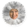 Fuzzy Face Sticker