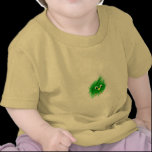 Fuzzy green face t-shirts
