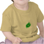 Fuzzy green face t-shirts