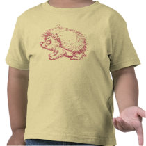 Fuzzy Hedge Hog T-Shirt for Toddlers
