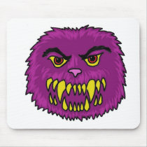 Fuzzy Monster Art Mousepad