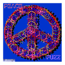 Fuzzy Peace Poster posters by diversityjustis Fuzzy Peace Poster posters