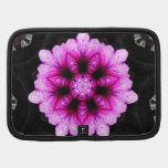 Fuzzy Pink Floral Kaleidoscope Mandala Organizer