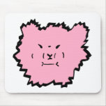 fuzzy the angora pink mousepad