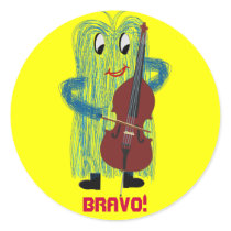 FuzzyBassPlayer stickers by Stefanie_Rski FuzzyBassPlayer stickers