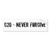 G20 BUMPER STICKERS