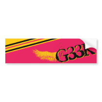 G33K bumper stickers by fraxyl G33K bumper stickers