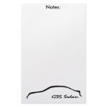 G35 Sedan Memo Pad / Note Pad stationery