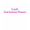 G.A.P.God Answers Prayers t-shirts