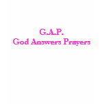 g a p god answers prayers t 