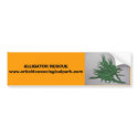 G-B 001, ALLIGATOR RESCUE bumper stickers