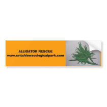 G-B 001, ALLIGATOR RESCUE bumper stickers by cc1234 G-B 001, ALLIGATOR RESCUE bumper stickers