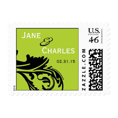 G&B Bride and Groom Grapic Postage
