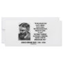 G. B. Shaw Progress Depends Upon Unreasonable Man Personalized Rack Card