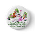 G. B. Shaw Vegetarian Quote buttons