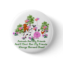 G. B. Shaw Vegetarian Quote buttons by orsobear G. B. Shaw Vegetarian Quote buttons