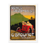 G. Brouhot ~ Vintage Paris France Automobile postcards