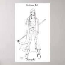 G.D. Sketch #1 Posters