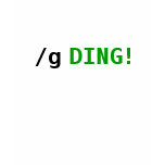 /g DING! t-shirts