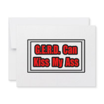 G.E.R.D. Can Kiss My Ass Personalized Announcements