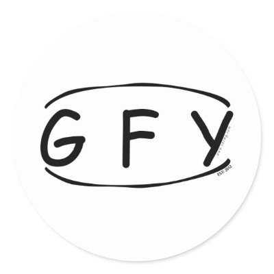 Gfy Sticker