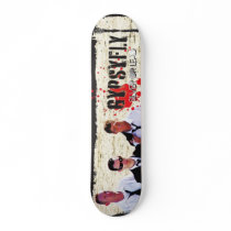 g-fly silver or lead skateboard by gypsyfly g-fly silver or lead skateboard