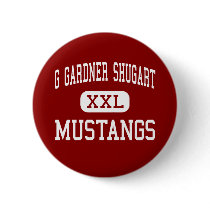 G Gardner Shugart - Mustangs - Temple Hills Pinback Button