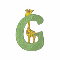 G-Giraffe embroidered shirts