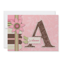 G Girl Invitation Card A