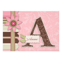 G Girl Invitation Card A