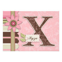 G Girl Invitation Card X